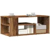 Image de vidaXL Table d'appoint vieux bois 100x50x40 cm bois d'ingÃ©nierie