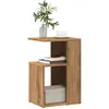 Image de vidaXL Table d'appoint chÃªne artisanal 36x30x56 cm bois d'ingÃ©nierie