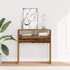 Image de vidaXL Table console vieux bois 78x30x80 cm bois d'ingÃ©nierie