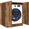 Image de vidaXL Meuble pour machine Ã  laver vieux bois 70,5x71,5x91,5 cm
