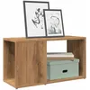 Image de vidaXL Meuble TV chÃªne artisanal 60x24x32 cm bois d'ingÃ©nierie