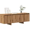 Image de Vidaxl Meuble Tv ChÃªne Artisanal 120x30x40,5 Cm Bois D'ingÃ©nierie