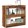Image de vidaXL BibliothÃ¨que/SÃ©parateur de piÃ¨ce vieux bois 80x30x72 cm