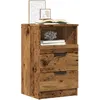 Image de vidaXL Tables de chevet 2 pcs vieux bois 40x36x65 cm bois d'ingÃ©nierie