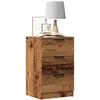 Image de vidaXL Table de chevet vieux bois 40x36x65 cm bois d'ingÃ©nierie