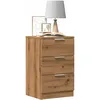 Image de vidaXL Tables de chevet 2 pcs chÃªne artisanal bois d'ingÃ©nierie