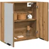 Image de vidaXL Armoire Ã  miroir de salle de bain chÃªne artisanal 64x20x66,5 cm
