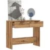 Image de vidaXL Table console chÃªne artisanal 90x36x75 cm bois d'ingÃ©nierie