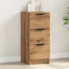 Image de vidaXL Buffet chÃªne artisanal 30x30x70 cm bois d'ingÃ©nierie