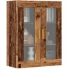 Image de Vidaxl Armoire Murale Suspendue Vieux Bois 69,5x34x90 Cm