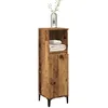 Image de vidaXL Armoire de salle de bain vieux bois 30x30x100cm bois ingÃ©nierie
