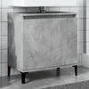 Image de vidaXL Meuble d'Ã©vier gris bÃ©ton 58x33x60 cm bois d'ingÃ©nierie