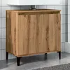 Image de vidaXL Armoire d'Ã©vier chÃªne artisanal 58x33x60 cm bois d'ingÃ©nierie