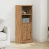 Image de Vidaxl Buffet Haut ChÃªne Artisanal 36x35,5x103,5 Cm Bois D'ingÃ©nierie