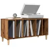 Image de vidaXL Armoire Ã  disques vieux bois 100x38x48 cm bois d'ingÃ©nierie