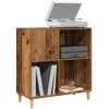 Image de Vidaxl Armoire Ã Disques Vieux Bois 84,5x38x89 Cm Bois D'ingÃ©nierie