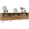 Image de Vidaxl Meuble Tv Vieux Bois 150x30x44,5 Cm Bois D'ingÃ©nierie