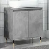 Image de vidaXL Armoire de bain gris bÃ©ton 58x33x60 cm bois d'ingÃ©nierie