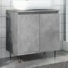 Image de vidaXL Armoire de bain gris bÃ©ton 58x33x60 cm bois d'ingÃ©nierie