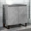 Image de vidaXL Armoire de bain gris bÃ©ton 58x33x60 cm bois d'ingÃ©nierie
