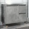 Image de vidaXL Armoire de salle de bain gris bÃ©ton 65x33x60 cm
