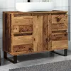 Image de vidaXL Armoire de salle de bain vieux bois 80x33x60 cm bois ingÃ©nierie