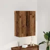 Image de Vidaxl Armoire Murale Vieux Bois 69,5x34x90 Cm