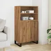 Image de vidaXL Buffet haut chÃªne artisanal 60x36x110 cm bois d'ingÃ©nierie