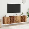 Image de vidaXL Meubles TV muraux 2 pcs vieux bois 80x30x41 cm