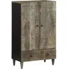 Image de Vidaxl Buffet 60x33x100 Cm Bois De Manguier Massif