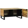 Image de vidaXL Tables basses Marron 80 x 50 x 40 cm bois de manguier massif