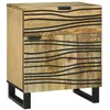 Image de Vidaxl Meuble De Chevet 50x33x60 Cm Bois Massif De Manguier