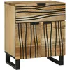 Image de Vidaxl Cabinet De Chevet 50x33x60 Cm Bois Massif De Manguier