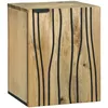 Image de Vidaxl Armoire Murale Salle De Bain 38x33.5x48 Cm Bois Massif De Mangue & Bois ReconstituÃ©