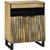Image de Vidaxl Buffet 60x33,5x75 Cm En Bois Massif De Manguier