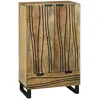 Image de Vidaxl Buffet 60x33.5x100 Cm Bois Massif De Mangue