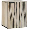 Image de vidaXL Armoire d'Ã©vier avec Ã©tagÃ¨re avec stockage avec porte Marron 38 x 33.5 x 48 cm