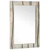Image de vidaXL Miroir de salle de bain Marron, argent 50 x 2,5 x 70 cm