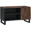 Image de Vidaxl Meuble Tv 80x31.5x46 Cm En Bois Massif De Manguier Et Bois D'ingÃ©nierie