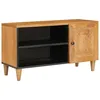 Image de vidaXL Meuble TV Marron clair 80 x 33 x 46 cm bois de manguier massif