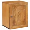 Image de vidaXL Cabinet de salle de bain Marron clair 38 x 33.5 x 160 cm