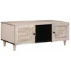 Image de vidaXL Table basse Beige 100 x 54 x 40 cm bois de manguier massif