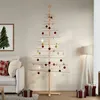 Image de vidaXL Arbre de NoÃ«l en bois pour dÃ©coration 210 cm bois massif de pin
