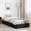 Image de vidaXL Cadre de lit ottoman sans matelas noir 90x200 cm similicuir