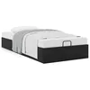 Image de vidaXL Cadre de lit ottoman sans matelas noir 90x190 cm velours