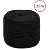 Image de VidaXL Cadre de lit ottoman avec matelas noir 180x200cm tissu