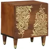 Image de Tables de chevet vidaXL Marron miel Bois massif Moyen