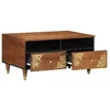 Image de Vidaxl Table Basse 80x54x40 Cm En Bois De Manguier
