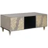 Image de vidaXL Table basse Gris 100 x 54 x 40 cm bois de manguier massif