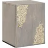 Image de vidaXL Armoire murale de salle de bain avec porte Gris 38 x 33 x 48 cm